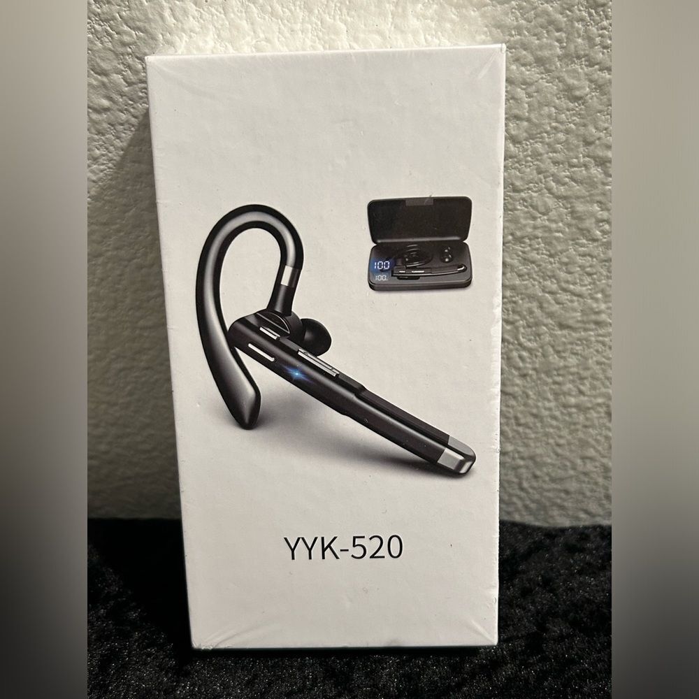 Brand New YYK-520 Wireless Business Headset with Charging Case